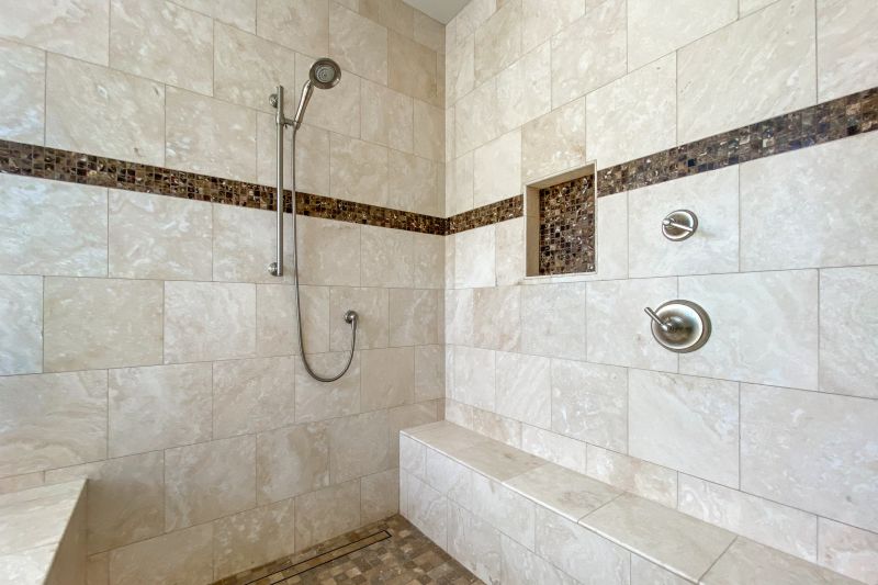 Elegant Tile Shower Interior